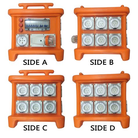 wholesale outdoor distribution box|portable temporary power distribution box.